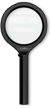 Nedis stækkunargler m. ljósi - Svart