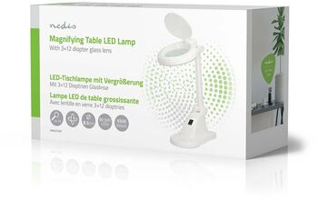 Nedis LED borðljós með stækkunargleri