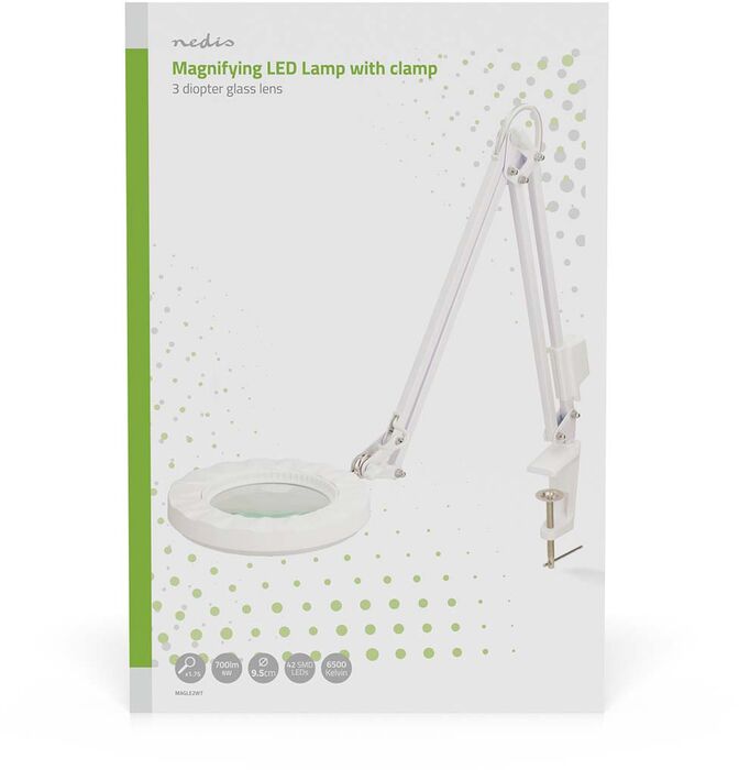 Nedis borðljós með stækkunargleri