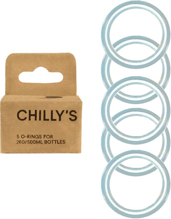 Chilly's O hringir fyrir 260/500 ml flöskur - 5 í boxi
