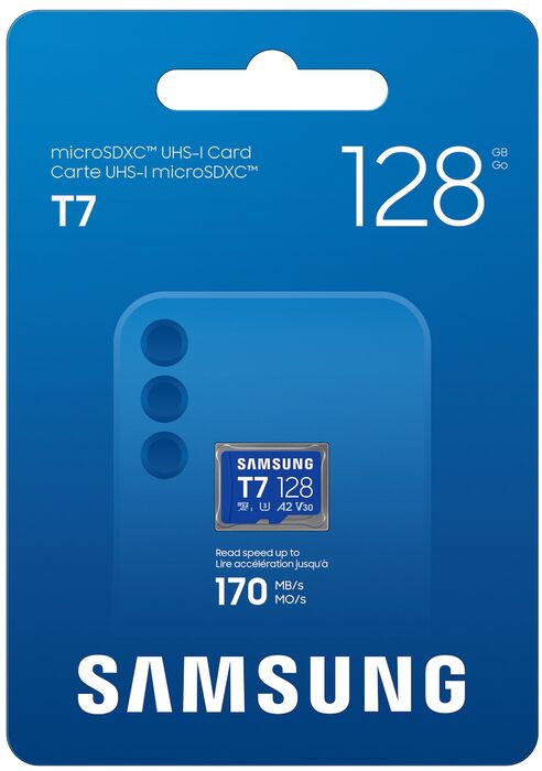 Samsung T7 MicroSDXC minniskort - 128 GB
