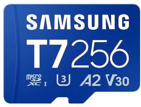 Samsung T7 MicroSDXC minniskort - 256 GB