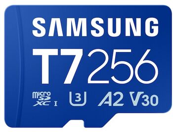 Samsung T7 MicroSDXC minniskort - 256 GB