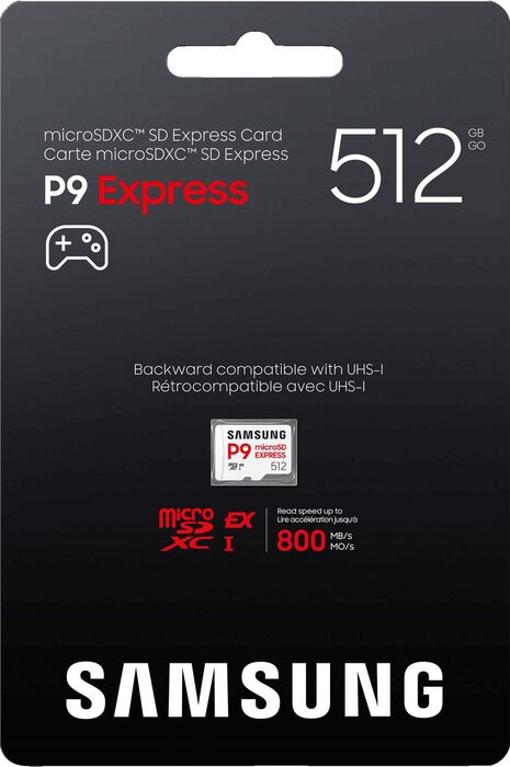 Samsung P9 microSD Express Switch 2 minniskort - 512 GB