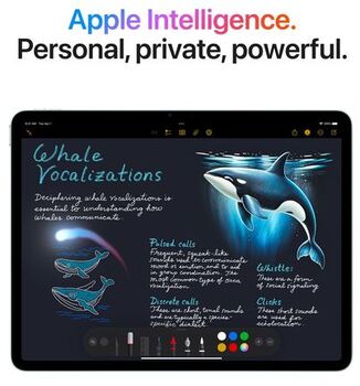 Apple iPad Air 11" (2025) 256 GB Wi-Fi+5G - Dökk grár