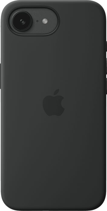 Apple iPhone 16e sílikon hulstur - Svart