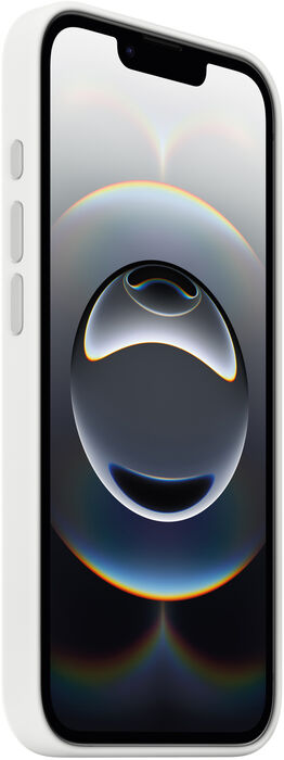 Apple iPhone 16e sílikon hulstur - Hvítt