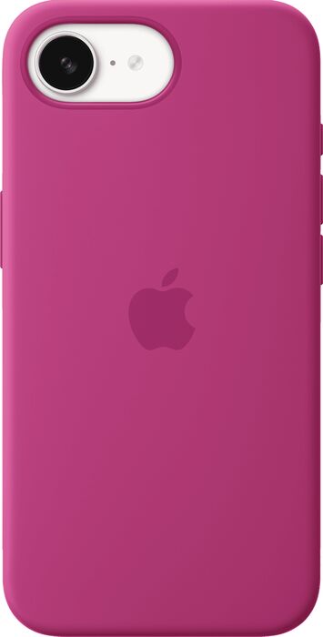 Apple iPhone 16e sílikon hulstur - Fuchsia