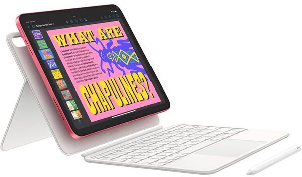 Apple iPad 11" (2025) 128 GB Wi-Fi + 5G - Bleikur