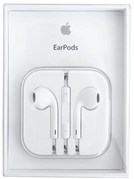 Apple EarPods heyrnartól - Hvit