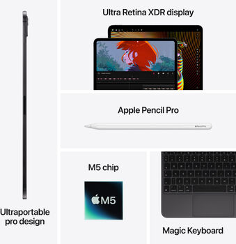 iPad Pro 13" (2025) Wi-Fi - Silfur