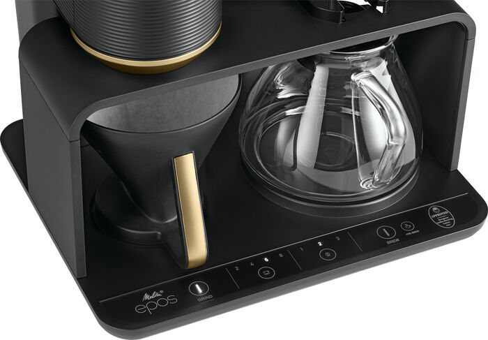 Melitta EPOS kaffivél - Svört/Gyllt