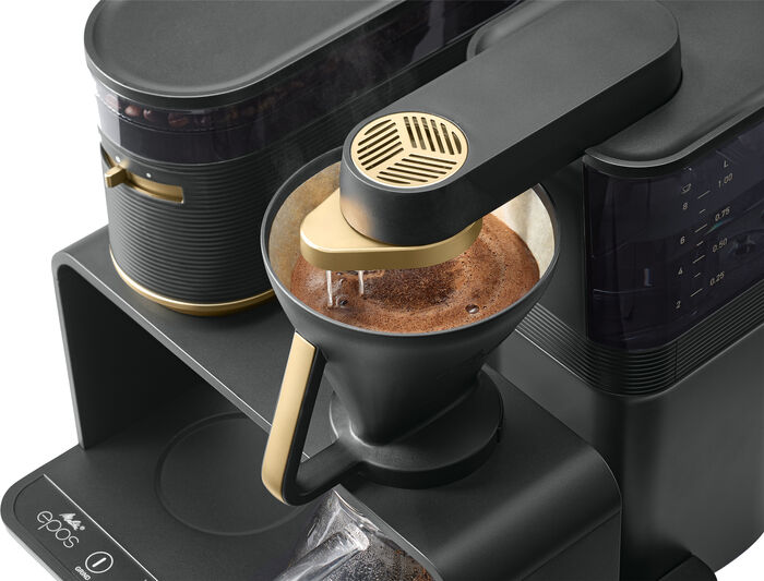 Melitta EPOS kaffivél - Svört/Gyllt