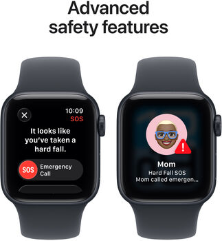 Apple Watch SE 3 GPS/5G 40mm - Svart Sport ól