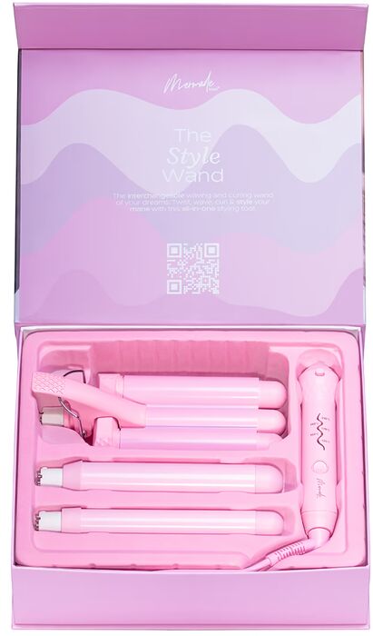 Mermade Style Wand bylgjujárn - Bleikt