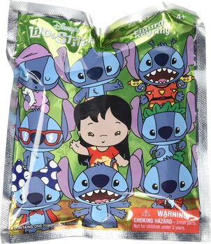 Monogram Stitch 3D Foam Bag Clip Blind Box