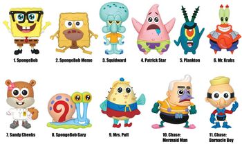 Monogram SpongeBob 3D Foam Bag Clip Blind Box