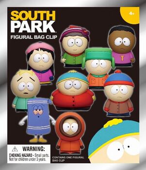 Monogram South Park 3D Foam Bag Clip Blind Box