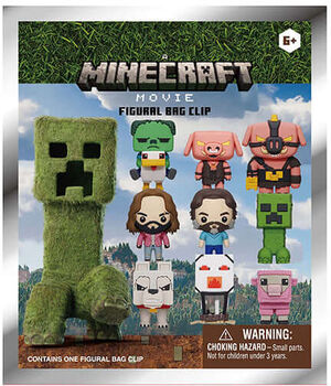 Monogram Minecraft Movie 3D Foam Bag Clip Blind Box