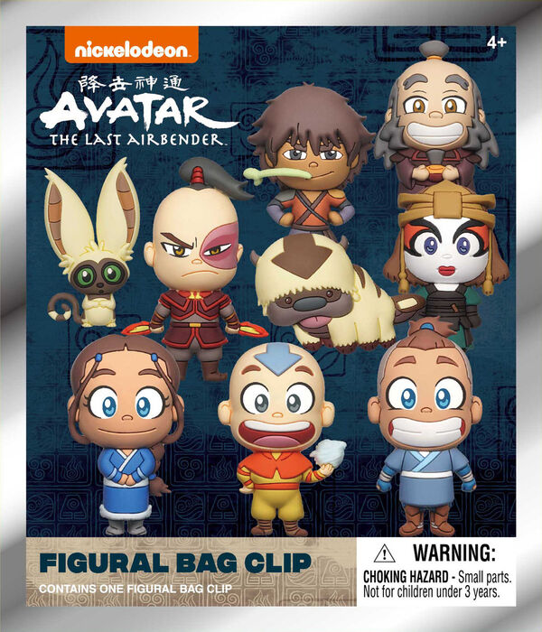 Monogram Avatar: The Last Airbender 3D Foam Bag Clip Blind Box
