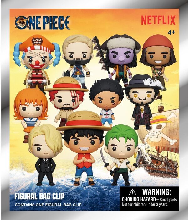 Monogram One Piece 3D Foam Bag Clip Blind Box