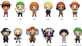 Monogram One Piece 3D Foam Bag Clip Blind Box