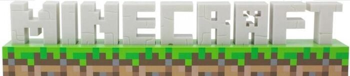 Minecraft Logo LED ljós