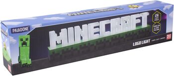 Minecraft Logo LED ljós