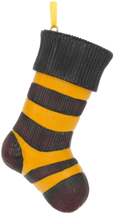 Harry Potter Hufflepuff hangandi jólaskraut sokkur 