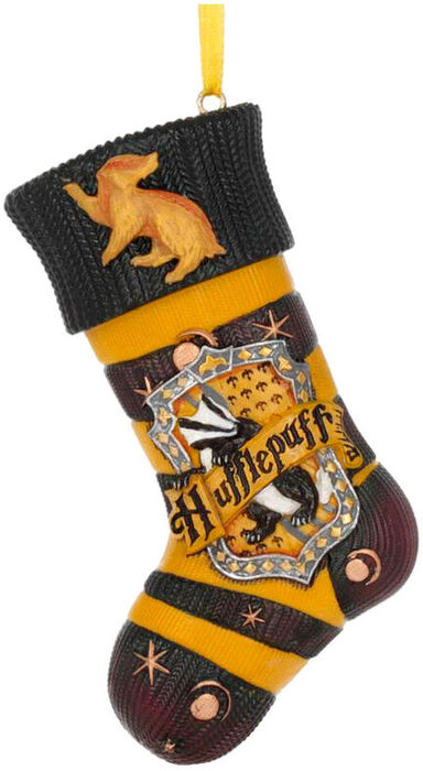Harry Potter Hufflepuff hangandi jólaskraut sokkur 