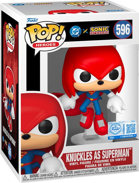 Funko POP! Vinyl Sonic - Knuckles As Superman