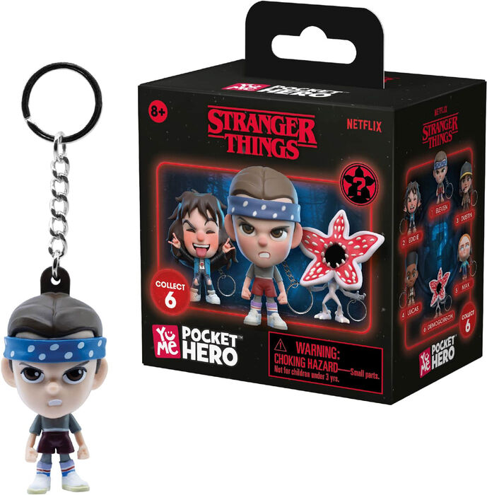 YuMe Stranger Things Pocket Hero Blind Box lyklakippa