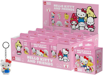 YuMe Hello Kitty Pocket Hero Blind Box lyklakippa
