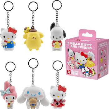 YuMe Hello Kitty Pocket Hero Blind Box lyklakippa