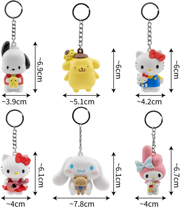 YuMe Hello Kitty Pocket Hero Blind Box lyklakippa