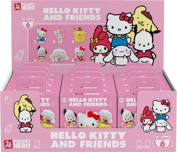 YuMe Hello Kitty Pocket Hero Blind Box lyklakippa