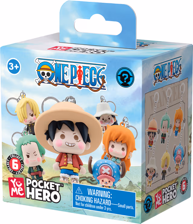 YuMe One Piece Pocket Hero Blind Box Keychain Figure