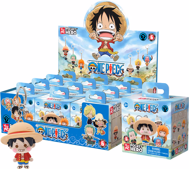 YuMe One Piece Pocket Hero Blind Box Keychain Figure
