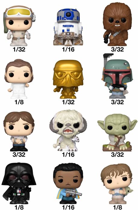 Funko Bitty POP! Singles Star Wars