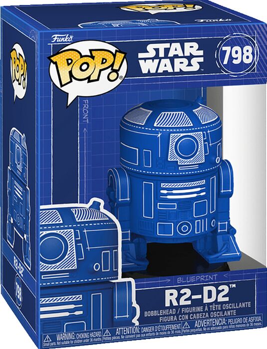 Funko POP! Vinyl Star Wars - R2-D2 Blueprint