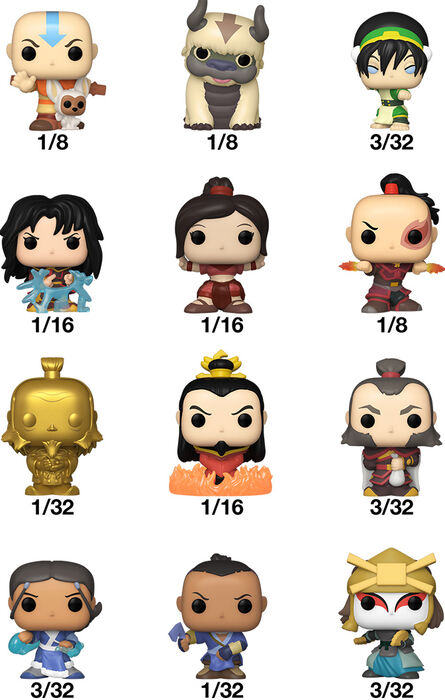 Funko Bitty POP! Singles Avatar The Last Airbender