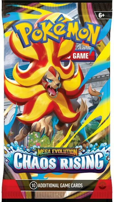 Pokemon TCG Mega Evolution 4 Chaos Rising Booster Pack