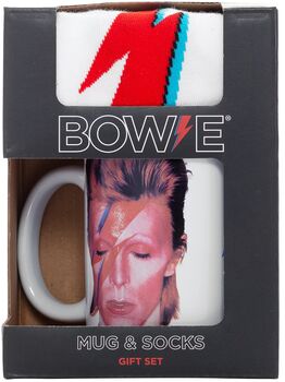 David Bowie bolli og sokkar - Hvítt