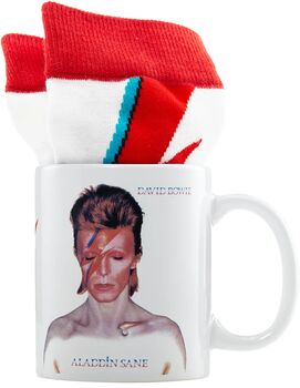 David Bowie bolli og sokkar - Hvítt