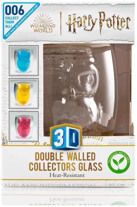 Harry Potter 3D glas - Hedwig