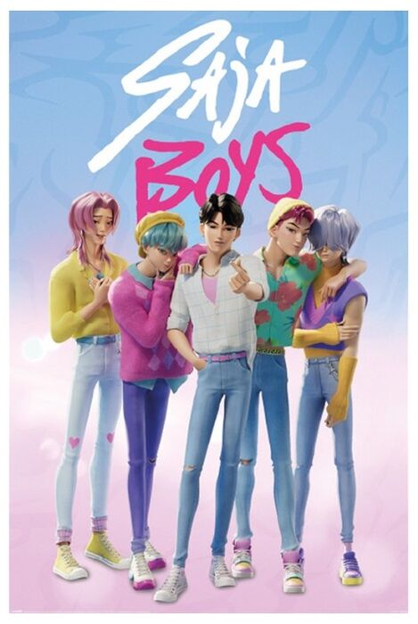 K-Pop Demon Hunters - Saja Boys plakat