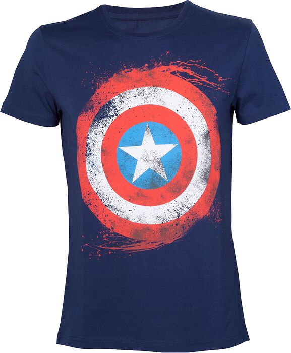 Marvel stuttermabolur - Captain's Shield S