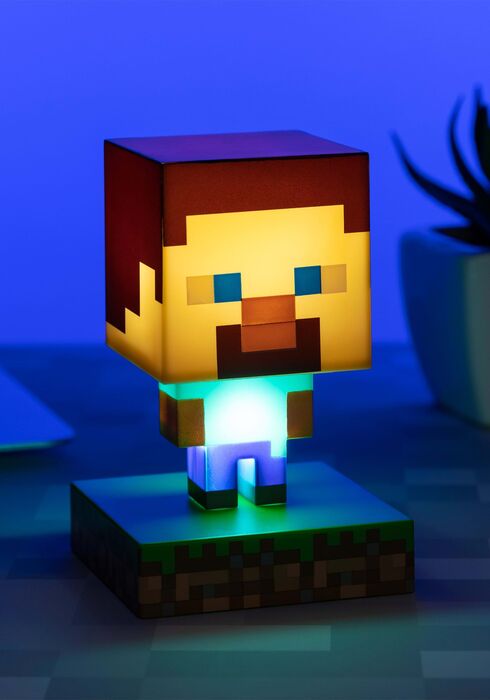 Minecraft Steve ljós
