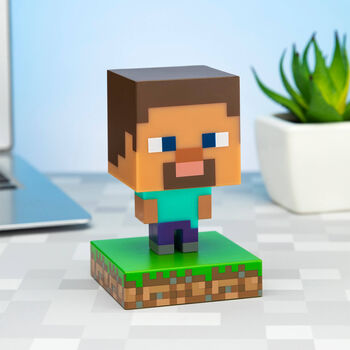Minecraft Steve ljós
