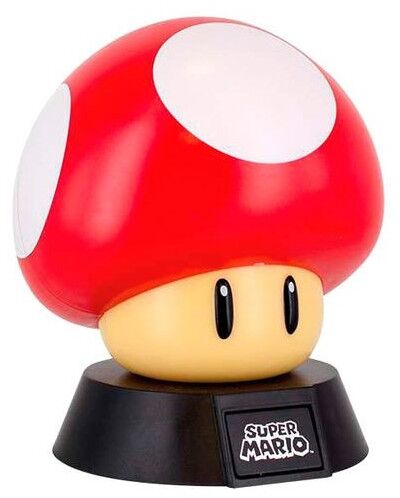 Super Mario Bros Mushroom 3D lampi
